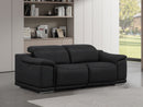 2679 - Genuine Leather Loveseat With Dual Power Recliners