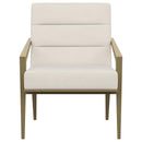 Kirra - Upholstered Metal Arm Accent Chair