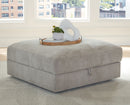 Aslan Court - Ottoman With Storage - Pebble