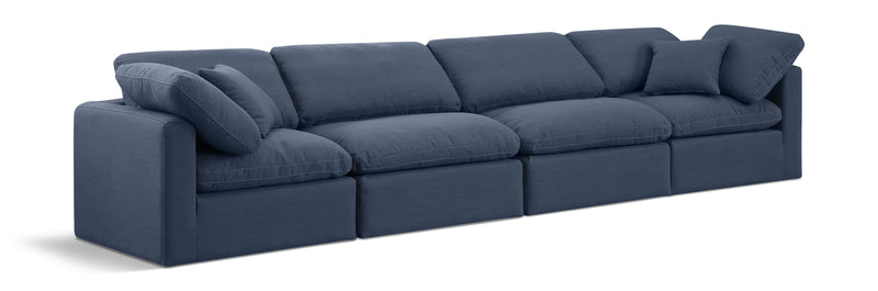 Indulge - Linen 4 Seat Modular Sofa