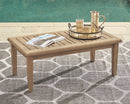 Gerianne - Rectangular Cocktail Table - Brown