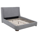 Rennes - Upholstered Wingback Platform Bed