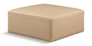 Cube - Ottoman - Tan