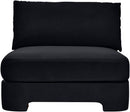 Hammond - Velvet Performance Fabric Upholstered Armless Chair
