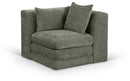 Stellar - Chenille Fabric Upholstered Modular Corner Chair