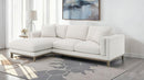 Geneva - Boucle Upholstered Sectional Chaise Sofa - Sand