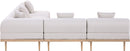 Laguna - 5 Piece 106.5" Upholstered Outdoor Patio Modular Sectional
