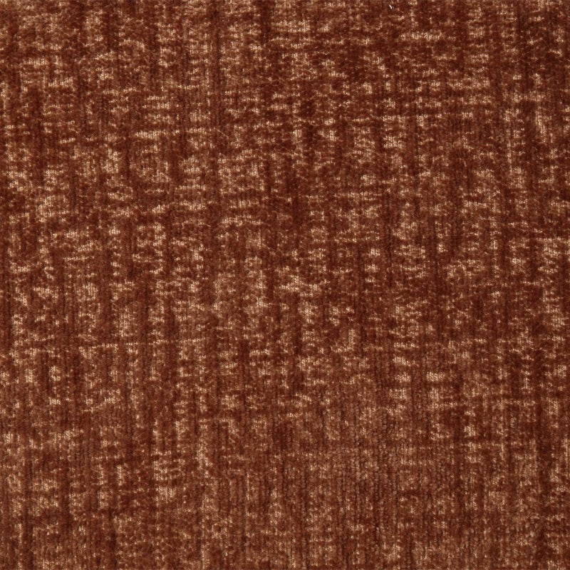 Carrick - Ottoman - Rust Brown Chenille
