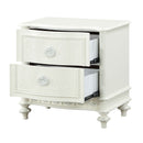 Dorothy - Nightstand With 2 Drawers - Ivory