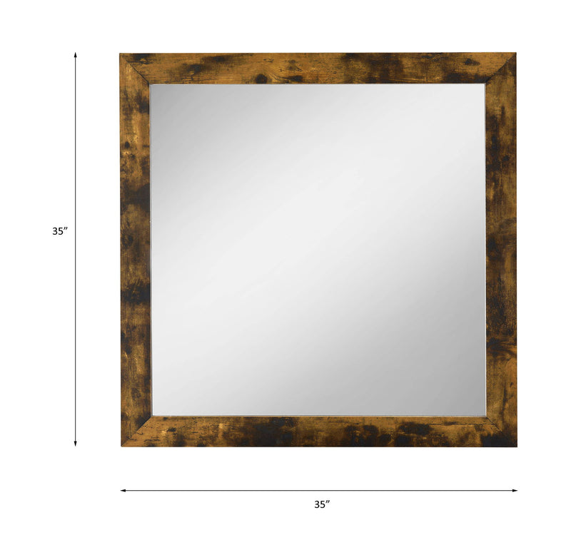 Juvanth - Mirror - Rustic Oak