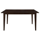 Gabriel - 5 Piece 59" Rectangular Dining Set - Cappuccino