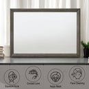 Escher - Mirror - Gray Oak