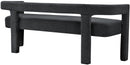 Athena - Boucle Fabric Bench