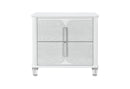 Apollo - Nightstand - Gray / White