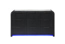 Beckett - Dresser With LED - Black / White