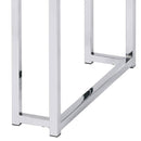 Chafik - End Table - Natural Oak & Chrome