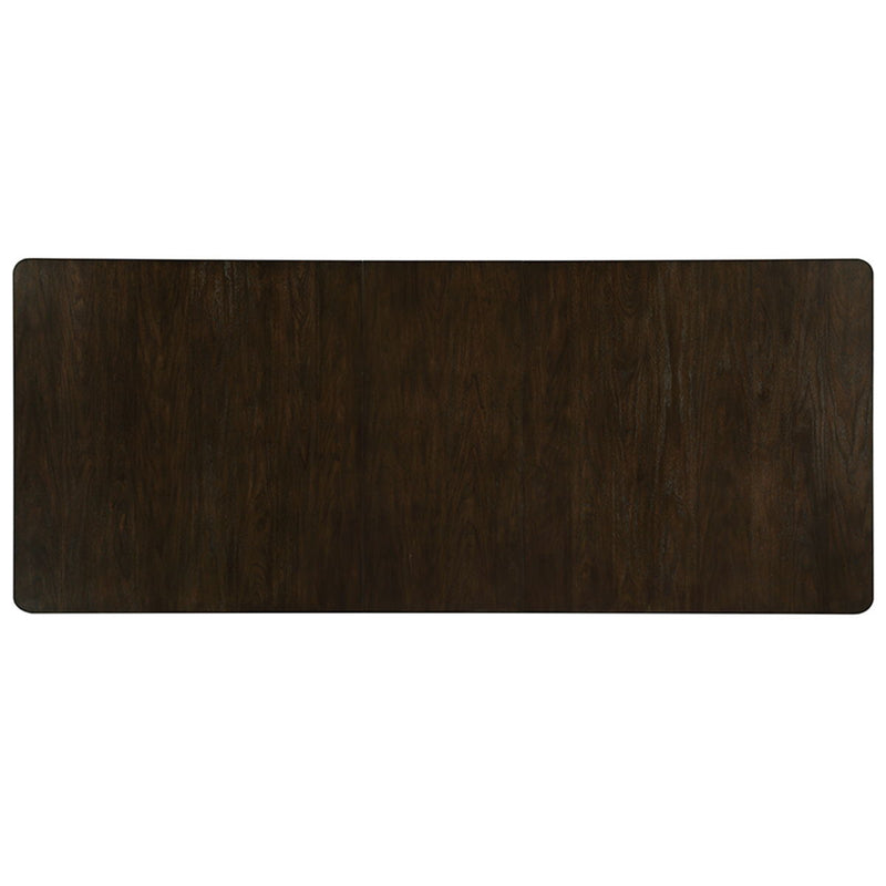 Carena - Dining Table With Leaf - White & Brown