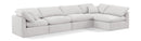 Indulge - Velvet 5 Piece Modular Sectional