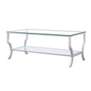 Saide - Rectangular Glass Top Table