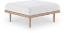 Laguna - Resilient Water Resistant Fabric Upholstered Outdoor Patio Modular Ottoman
