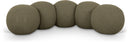 Apollo - Boucle Fabric Bench