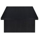 Max - Rectangular Engineered Laminate Coffee Table - Black