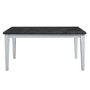 Lanton - Dining Table - Natural Marble & Antique White