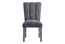 D5473 - 5 Piece Dining Room Set (Bar Table And 4 Bar Stools) - Black / Gray