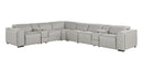 1224 - 8-Piece L-Shaped Sectional Sofa In With 4 Power Recliners & Power Headrests