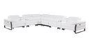 1246 - 8-Piece L-Shaped Modular Power Reclining Sectional With 3 Power Recliners And Power Headrests