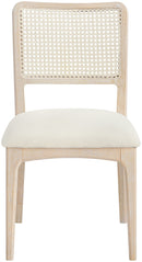 Atrium - Upholstered Seat Dining Chair With Brushed Natural Base (Set of 2)