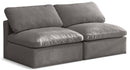 Plush - Modular Armless 2 Seat Sofa