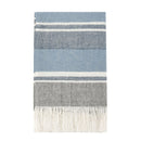 Lima - Throw - Capri Blue / Dark Gray