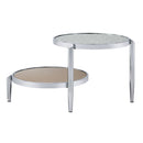 Abbe - Coffee Table - Glass & Chrome