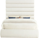 Adam - Boucle Fabric Bed With 70.5" Headboard