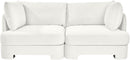 Hammond - Velvet Performance Fabric Upholstered 2 Piece Loveseat