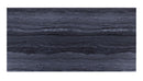 Nasir - Dining Table - Gray Printed Faux Marble Top & Mirrored Silver