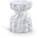 Caserta - Marble Finish Concrete End Table
