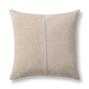 Nisha - 22" x 22" Accent Pillow - Natural / Ivory