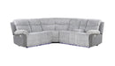 U6028 - Sectional With LED - Gray