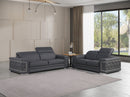 296 - Genuine Leather Living Room Set