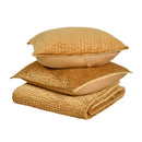 Bari - Velvet Quilt - Honey Gold
