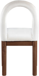 Conrad - Velvet Dining Chair With Brown Legs