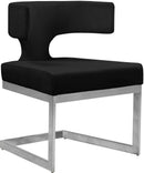 Alexandra - Dining Chair with Chrome Legs