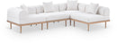 Laguna - 4 Piece 106.5" Upholstered Outdoor Patio Modular Sectional
