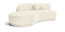 Avra - 86" Velvet Performance Fabric Upholstered Sofa