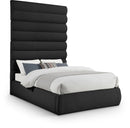 Adam - Boucle Fabric Bed With 89" Headboard