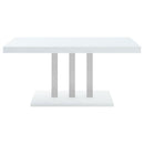 Brooklyn - Rectangular Dining Table - White High Gloss