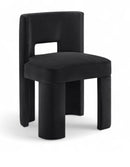 Zuno - Velvet Performance Fabric Upholstered Dining Chair (Set of 2)