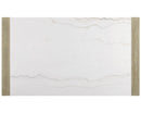 Hazel - Genuine Marble Dining Table - Wired White